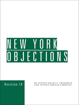 cover image of New York Objections